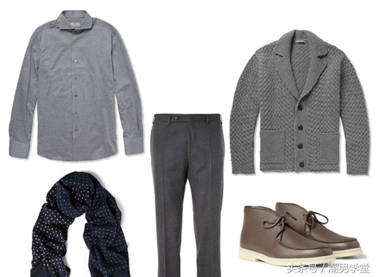 慵懒开衫毛衣搭配男人,时尚型男毛衣搭配
