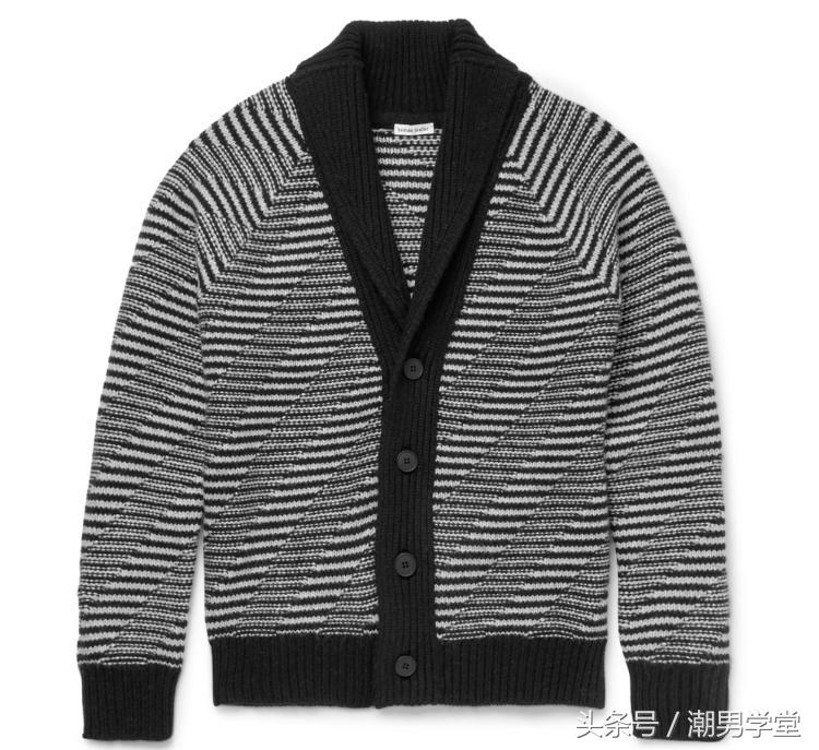 慵懒开衫毛衣搭配男人,时尚型男毛衣搭配