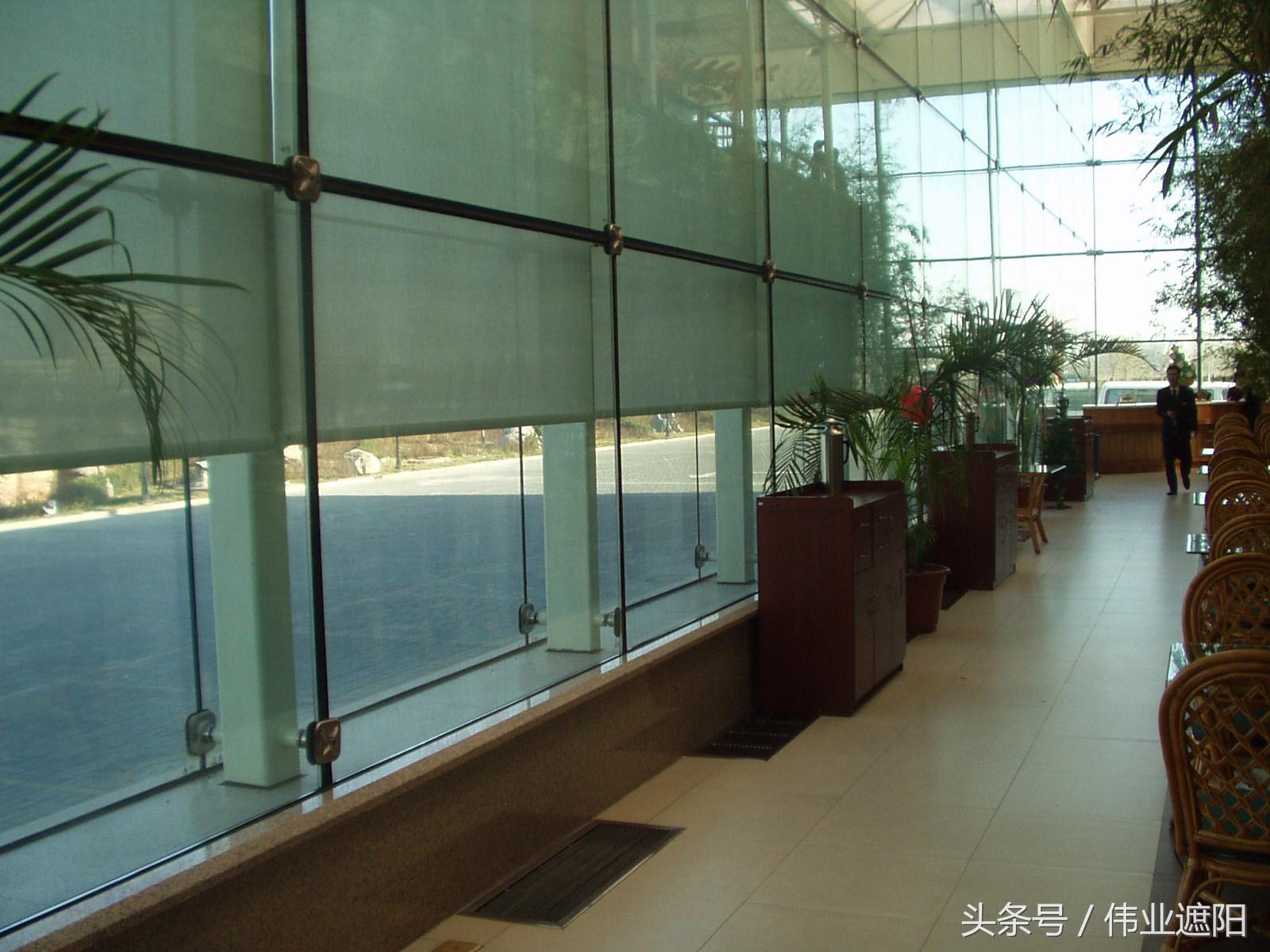 过完年，突然发现办公室窗帘一个秘密！