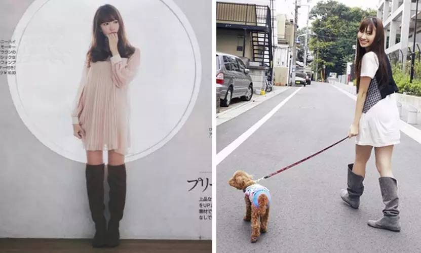 1米5长腿穿搭,怎样练成1米85的大长腿