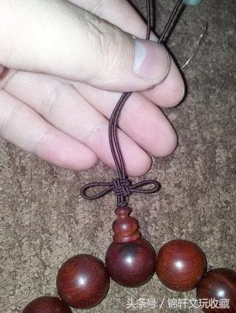 手串绳断了怎么打结,戴佛头手串怎么穿绳打结