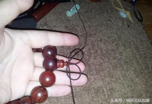 手串绳断了怎么打结,戴佛头手串怎么穿绳打结