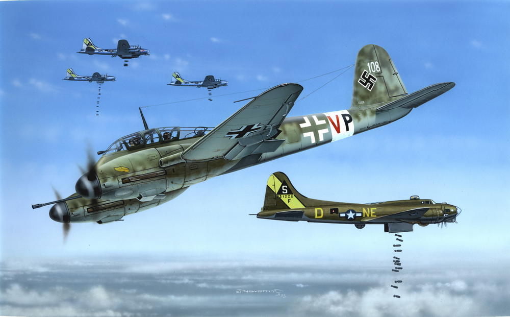 战斗机打中型客机,战斗机打轰炸机