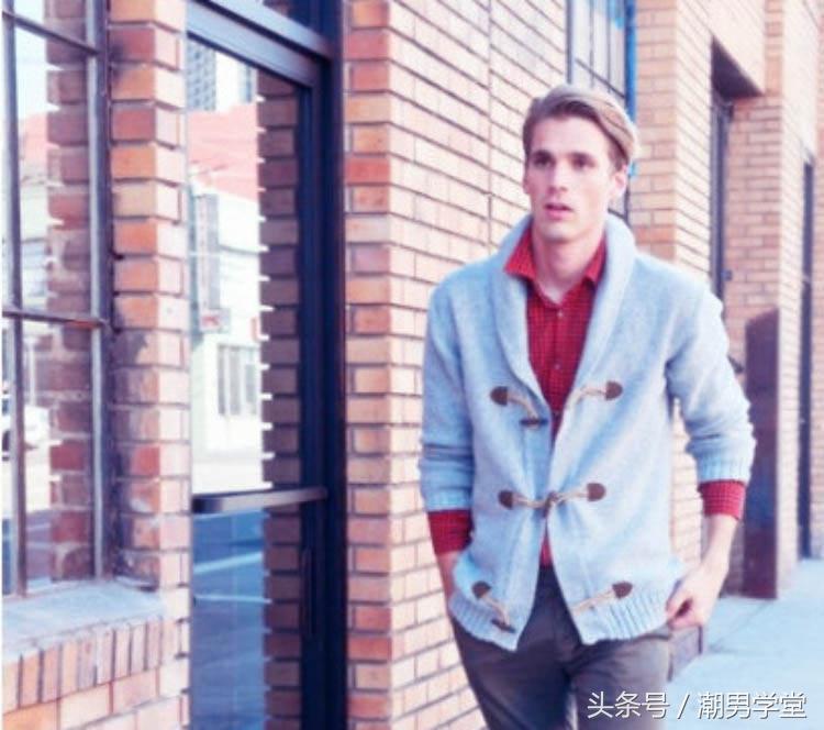 慵懒开衫毛衣搭配男人,时尚型男毛衣搭配