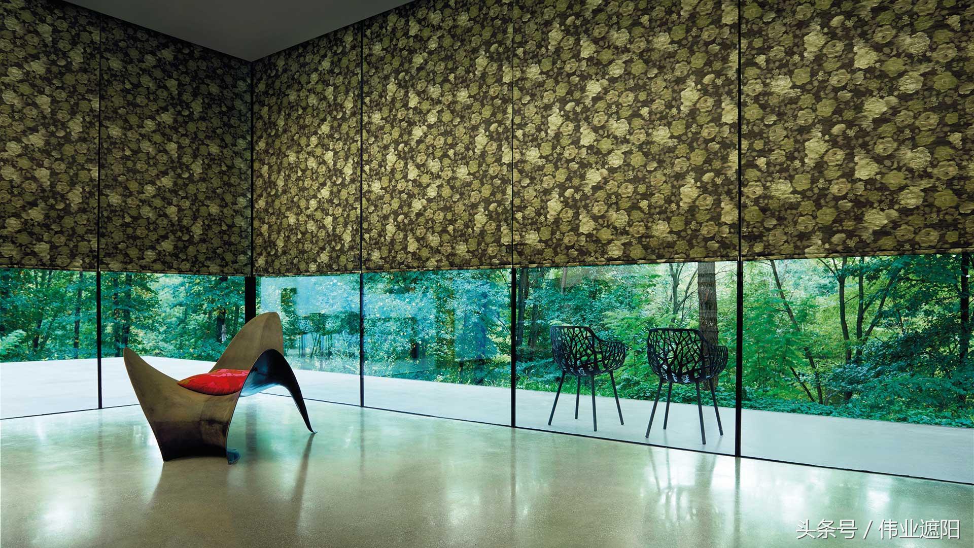 过完年，突然发现办公室窗帘一个秘密！