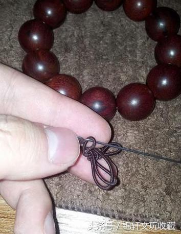 手串绳断了怎么打结,戴佛头手串怎么穿绳打结