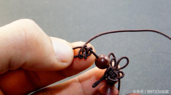 手串绳断了怎么打结,戴佛头手串怎么穿绳打结