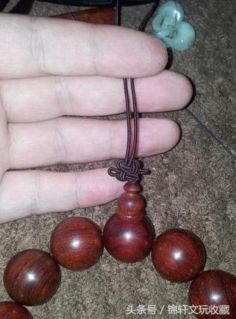 手串绳断了怎么打结,戴佛头手串怎么穿绳打结