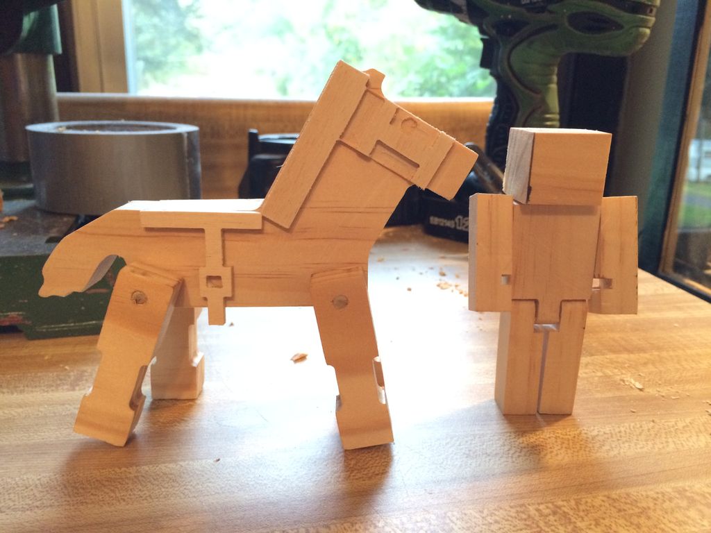 用木块和爱，构筑起桌面上的《我的世界》