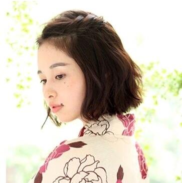 小学生短发扎丸子头简单霸气,9款适合短发女生的简单扎发图片