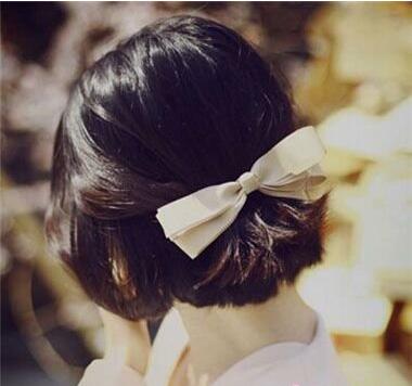 小学生短发扎丸子头简单霸气,9款适合短发女生的简单扎发图片