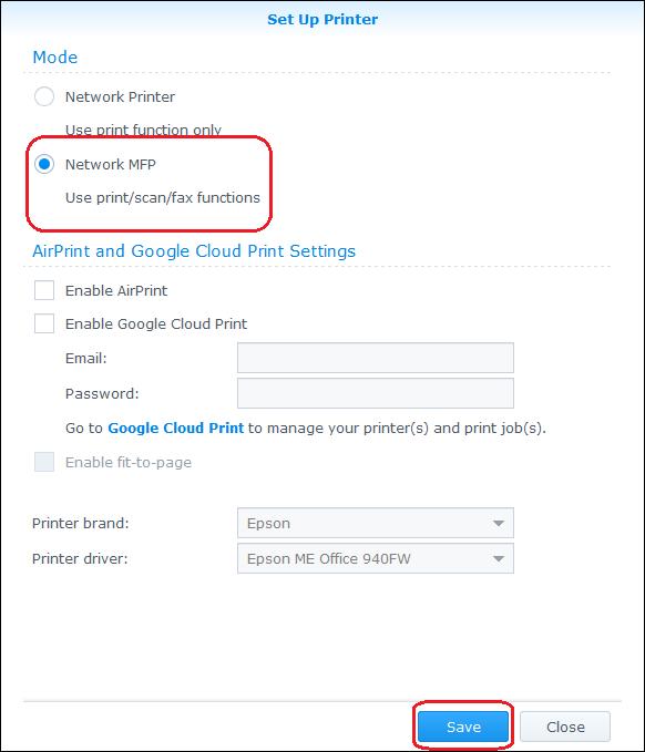 nas共享打印机怎么设置,synology可以用什么打印机