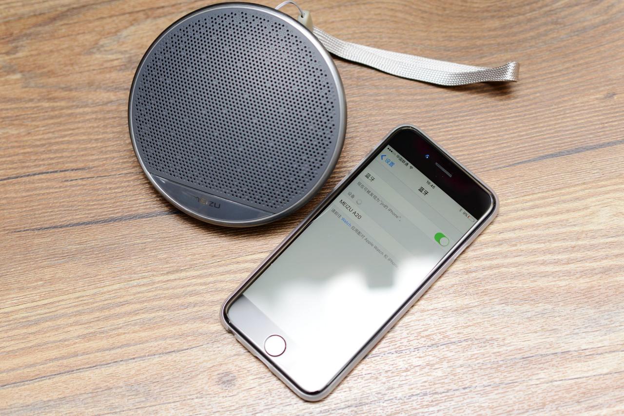 魅族蓝牙小音箱a20音频连接,魅族音响a20评测