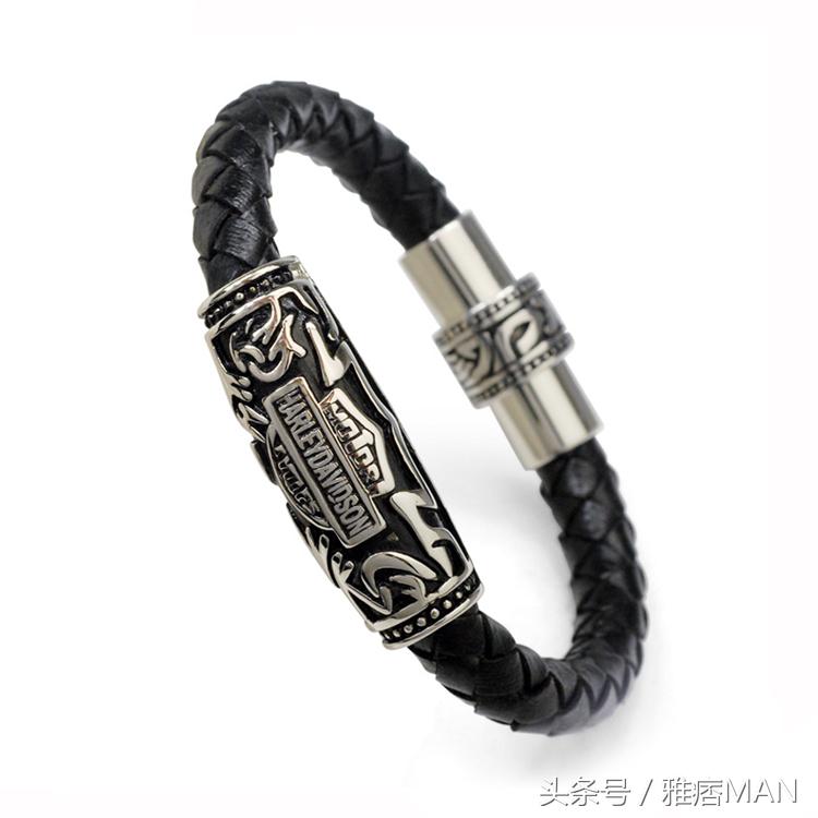 便宜又好看的手链男生复古风,适合潮男戴的金手链