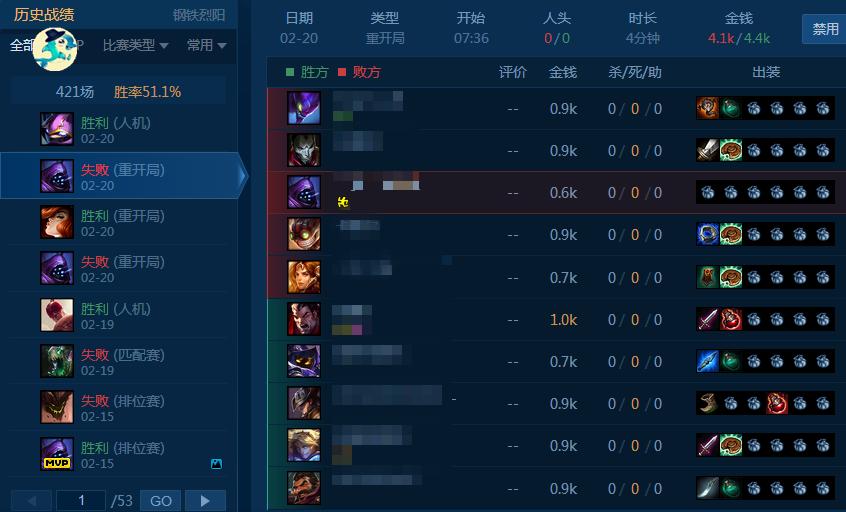 lol重开局结束不了,lol重开局掉胜率吗