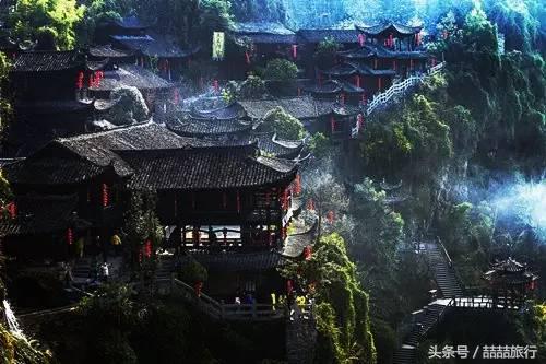湘西凤凰城沱江风景,印象湘西凤凰古城