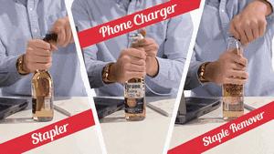 牙开瓶盖是怎样的风彩——潇洒不羁