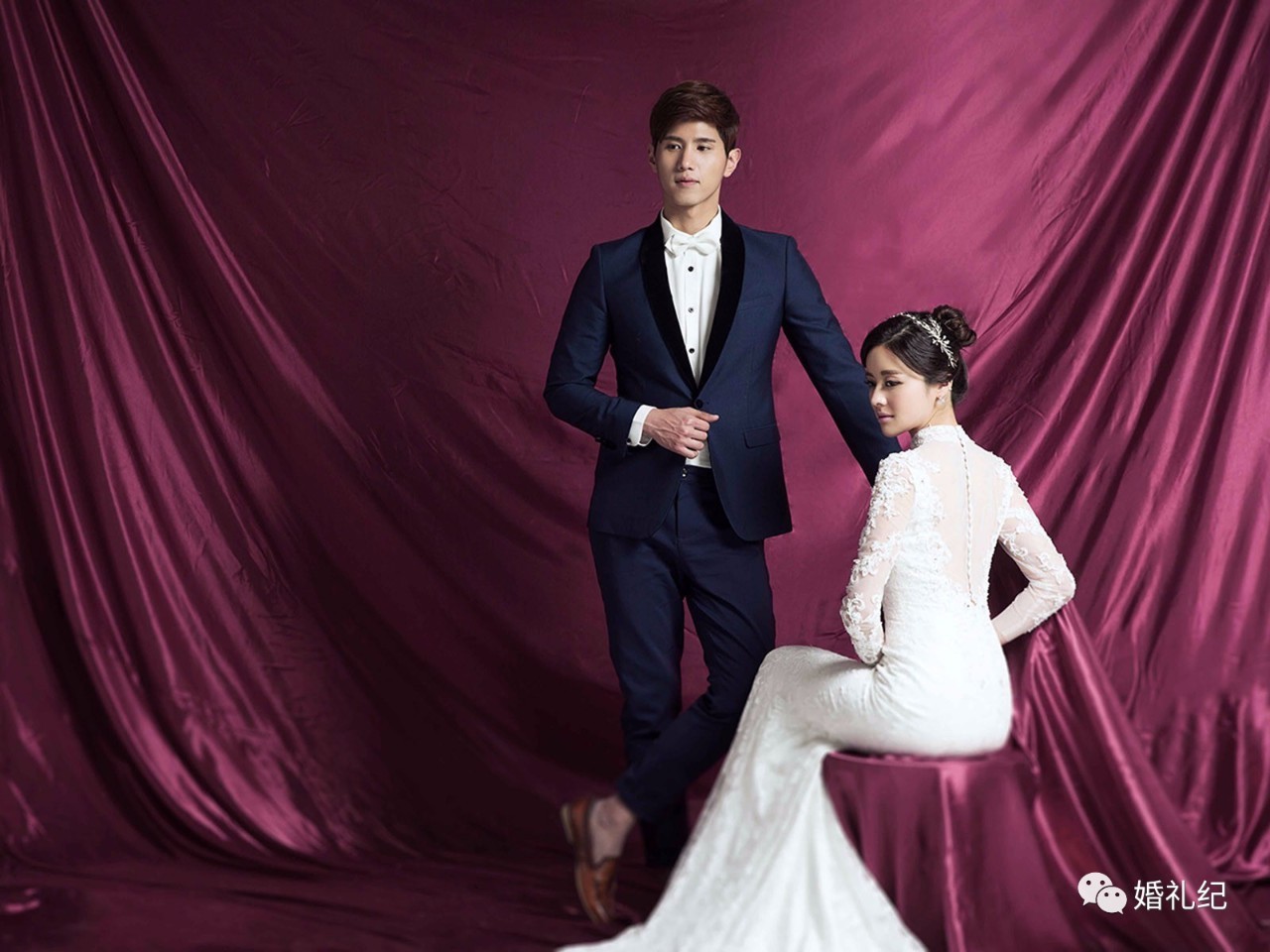新郎近视眼怎么拍婚纱照好看,拍出新娘满意的婚纱照