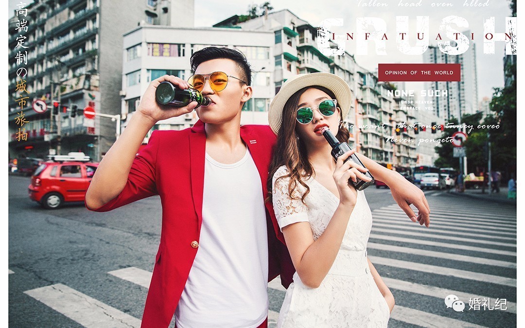 新郎近视眼怎么拍婚纱照好看,拍出新娘满意的婚纱照