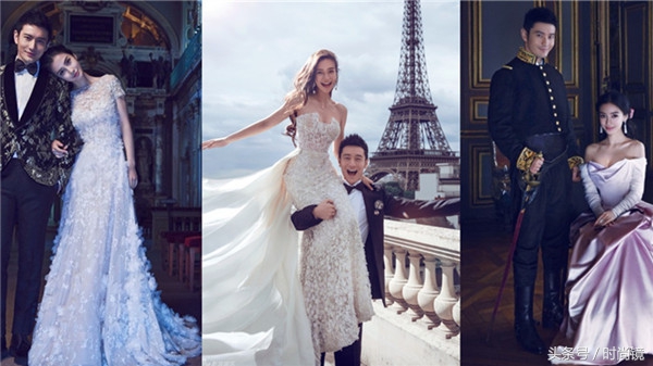 李小璐高清写真图婚纱,李小璐婚纱礼服缎面