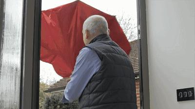 低调的折叠雨伞,日式折叠晴雨伞