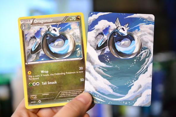 妈妈妈妈！他的卡牌和我的不一样！