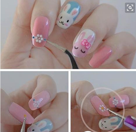 萌萌，站起来？萌萌只属于兔兔美甲的，有证据呢