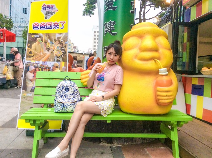 韩国济州岛游客,韩国济州岛莲洞步行街