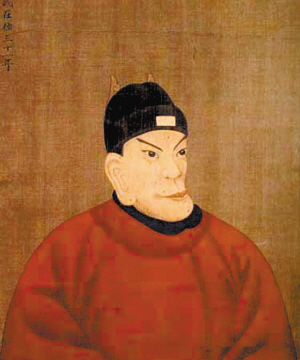 朱元璋遗像,朱元璋死前异像