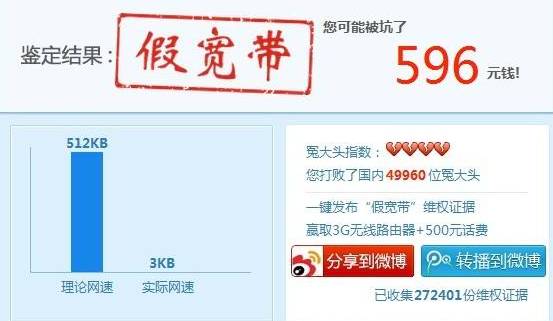 揭秘假宽带的真相,不要再被人忽悠