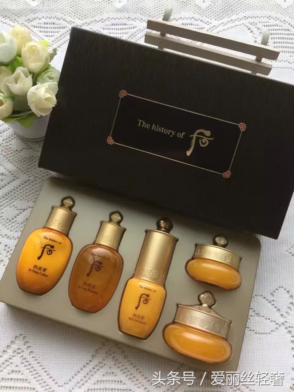 whoo拱辰享阴阳平衡水乳霜三件套,韩国whoo后拱辰享水乳霜三件套