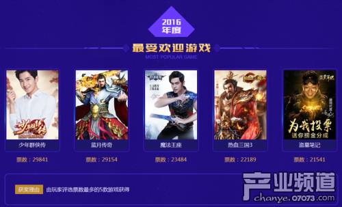 “金发条奖”评选落幕《蓝月传奇》成最大赢家