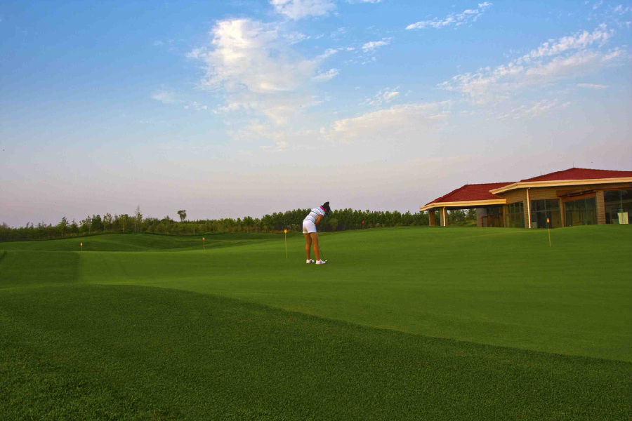 郑州思念果岭的微缩景观,郑州思念果岭山水