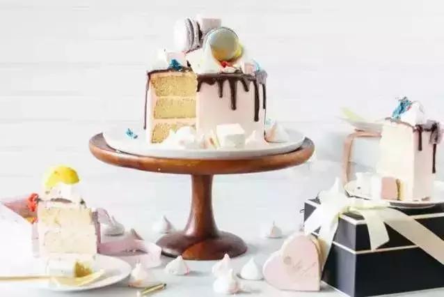 生日蛋糕由紫到蓝渐变色,生日蛋糕渐变色玫瑰花教程