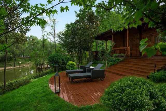 郑州思念果岭的微缩景观,郑州思念果岭山水