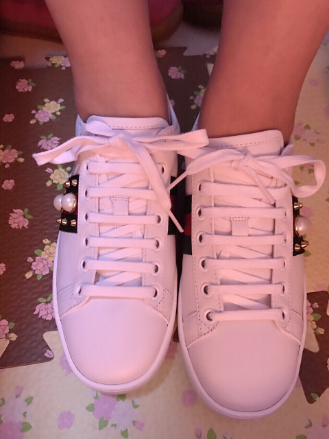 gucci经典小白鞋,gucci小白鞋经典