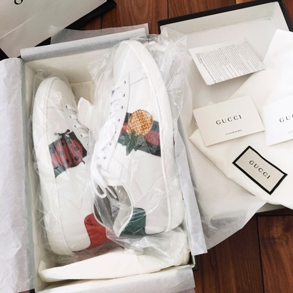 gucci经典小白鞋,gucci小白鞋经典