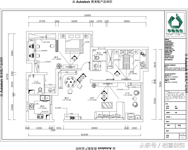 山水装饰香樟雅苑装修案例,杨舍镇现代风格别墅装修案例