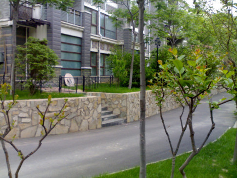 郑州思念果岭的微缩景观,郑州思念果岭山水