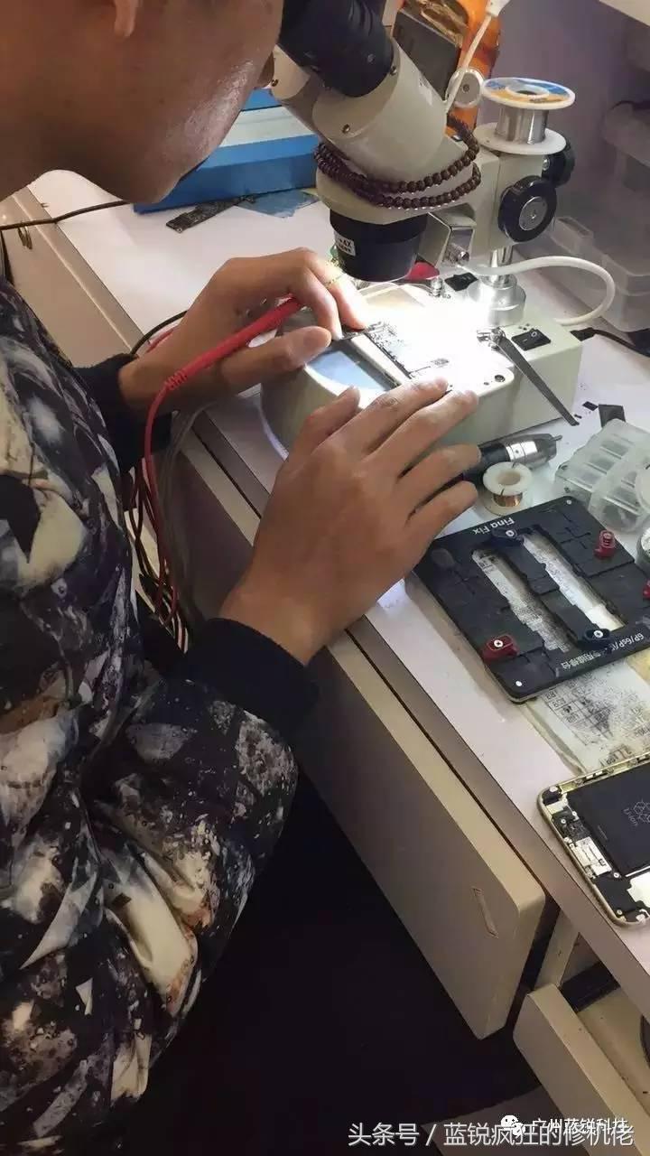 苹果6S主板发烫，待机漏电高手教你怎么处理