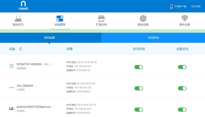 性能卓越极客之选——newifi新路由3体验