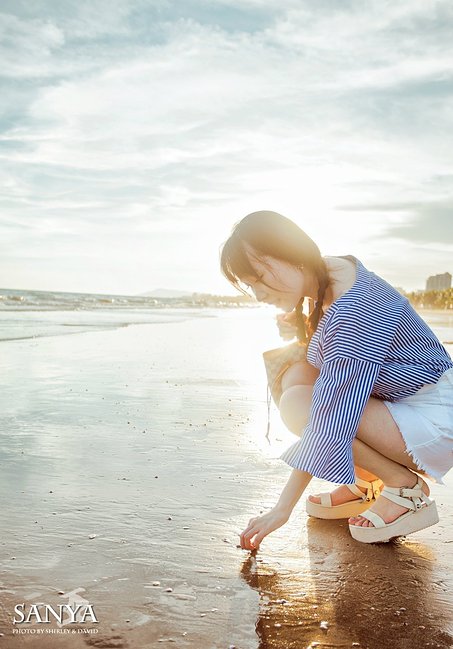 呼吸三亚新鲜空气~逃脱女儿牵拌