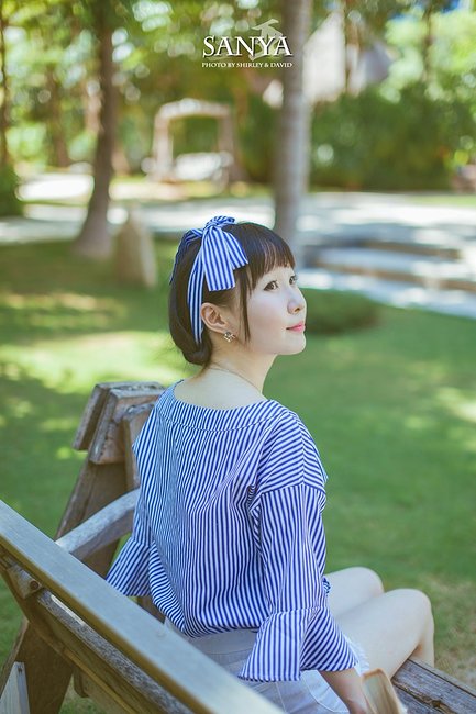 呼吸三亚新鲜空气~逃脱女儿牵拌