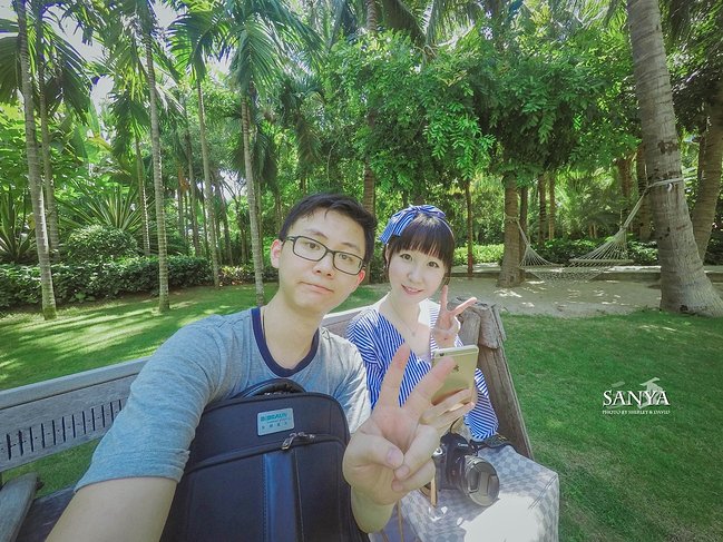 呼吸三亚新鲜空气~逃脱女儿牵拌