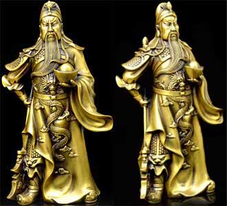 文武财神的摆放正确方法,文武财神同时供奉怎么摆设