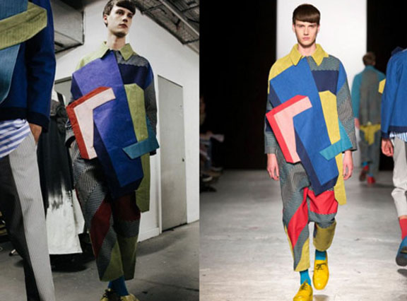 不对称打碎常规，用拼色玩创意