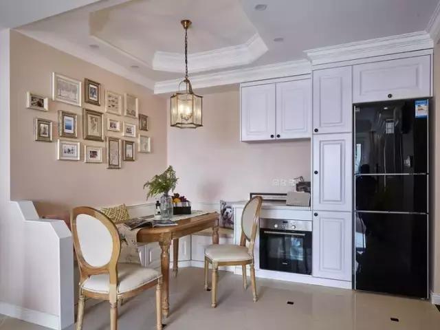 103平米美式小三居装修效果图,100平两居室轻美式装修