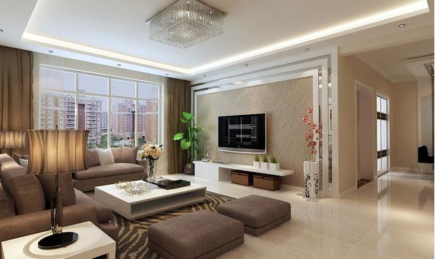 2021现代简约电视背景墙图,落落大方朋友圈背景墙