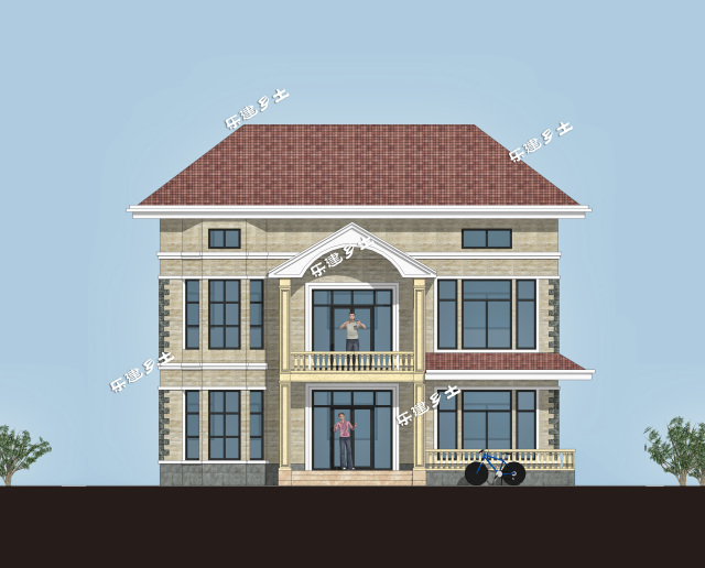 12x11三层房屋设计图,8x11米三层装修效果图