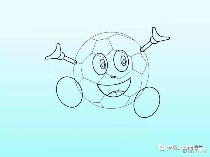 关于足球的画法,足球多种画法